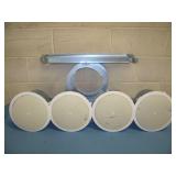 (4) JBL, 26CT, In-Ceiling Loudspeakers / Speakers with Transformer, Speaker Grilles and Ceiling Tile Brackets