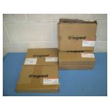 (5) Legrand Wiremold, Retractor Cassettes for Video, 3.5MM Audio and CAT 6 - NEW in Original Boxes