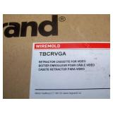 (5) Legrand Wiremold, Retractor Cassettes for Video, 3.5MM Audio and CAT 6 - NEW in Original Boxes