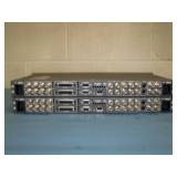 (2) AJA, FS1, HD/SD Frame Synchronizers and Bi-Directional Converters