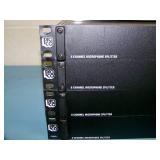 (4) ProCo, MS-82, 8-Channel Microphone Splitters