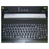 Masterview Max, 15" LCD Sideway Console, Rack Mountable Slide-Out Keyboard and Monitor / KVM Console