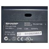 Sharp, PG-D2710X, LCD Projector with Remote Control