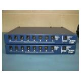 (2) Aviom, A-16D, A-Net Dristribution Hubs