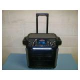 ION, Pathfinder, High Power, Water Resistant, Portable Loudspeaker / Speaker with Bluetooth, Microphone and Color Light Bar