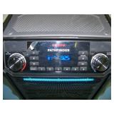 ION, Pathfinder, High Power, Water Resistant, Portable Loudspeaker / Speaker with Bluetooth, Microphone and Color Light Bar
