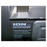 ION, Pathfinder, High Power, Water Resistant, Portable Loudspeaker / Speaker with Bluetooth, Microphone and Color Light Bar