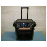 ION, Pathfinder, High Power, Water Resistant, Portable Loudspeaker / Speaker with Bluetooth, Microphone and Color Light Bar