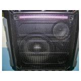 ION, Pathfinder, High Power, Water Resistant, Portable Loudspeaker / Speaker with Bluetooth, Microphone and Color Light Bar