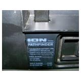 ION, Pathfinder, High Power, Water Resistant, Portable Loudspeaker / Speaker with Bluetooth, Microphone and Color Light Bar
