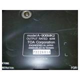 TOA, 900 Series II, 8 Channel Mixer / Power Amplifier / Amp with (4) Rear Modules