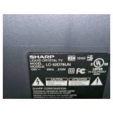 52", Sharp, Aquos, LCD, High-Definition (1080p) Television / HDTV with Remote Control