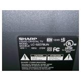 52", Sharp, Aquos, LCD, High-Definition (1080p) Television / HDTV with Remote Control