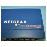 (4) NetGear, 8-Port, 10/100 Mbps Fast Ethernet Switches