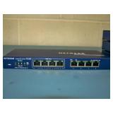 (4) NetGear, 8-Port, 10/100 Mbps Fast Ethernet Switches