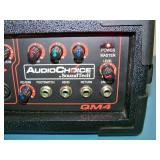 AudioChoice by SoundTech, QM4, 4-Channel, Powered, PA Mixer / Amplifier / Amp