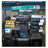 (LARGE LOT) Miscellaneous Audio, Video and Computer Items for PARTS / REPAIR