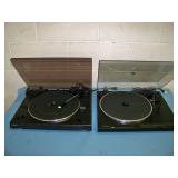 (1) Sony and (1) Yamaha, Turntable / Record (Vinyl) Players for PARTS / REPAIR