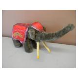 VINTAGE RINGLING BROS & BARNUM & BAILEY CIRCUS - 125TH ANNIVERSARY CELEBRATION PLUSH ELEPHANT - SEE PICTURES!