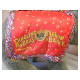 VINTAGE RINGLING BROS & BARNUM & BAILEY CIRCUS - 125TH ANNIVERSARY CELEBRATION PLUSH ELEPHANT - SEE PICTURES!