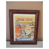 ORIGINAL! VINTAGE 1947 ORIENTAL SHRINE CIRCUS - ANNUAL SHRINE CIRCUS TROY ARMORY POSTER - AWESOME PIECE! - APPROX 13" BY 16" - SEE PICTURES!
