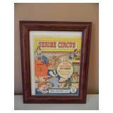 ORIGINAL! VINTAGE 1947 ORIENTAL SHRINE CIRCUS - ANNUAL SHRINE CIRCUS TROY ARMORY POSTER - AWESOME PIECE! - APPROX 13" BY 16" - SEE PICTURES!