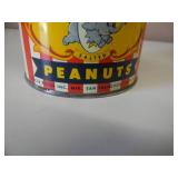 2 VINTAGE CIRCUS PEANUTS TIN CANS WITH LIDS DATED 1946 & 1946/1957 Colorful very collectible cans! - 8OZ & 6 1/4OZ - SEE PICTURES!