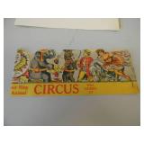 EXTREMELY RARE!!!!! - ORIGINAL 1920s AL G BARNES WILD ANIMAL CIRCUS "ALICE IN JUNGLELAND" HAT POSTER - SOLD FOR OVER $150.00! - SEE PICTURES!