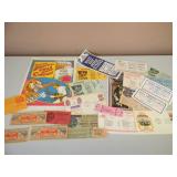 VINTAGE COLLECTION OF CIRCUS TICKETS & PROGRAM - SEE PICTURES!