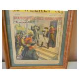 VINTAGE DIAMOND-DICK JR. BOYS BEST WEEKLY MAGAZINE - NO.234 - IN FRAME - SEE PICTURES!