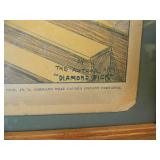 VINTAGE DIAMOND-DICK JR. BOYS BEST WEEKLY MAGAZINE - NO.234 - IN FRAME - SEE PICTURES!