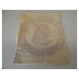 VINTAGE ORIGINAL SLEEPY EYE MILLING CO. - INDIAN CHIEF OLD SLEEPY EYE ADVERTISING SIGN ON MATERIAL - VERY COOL! - APPROX 12" BY 15" - SEE PICTURES!