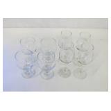 Lot of 8 Angry Orchard - Cider House Glass Wine Goblets (4 - 19.5oz Sangria Goblets) + (4 - 12.5 oz. Wine Goblets)
