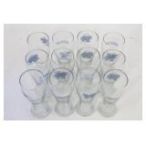 Lot of 12 Glass Sam Adams Cold Snap 16 oz. Pilsner Glasses
