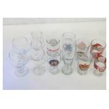Lot of 12 Glass Sam Adams/Angry Orchard Branded Beer Pints/Pilsner/Goblets