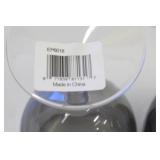 Lot of 12 Smoke Carlisle Epicure Goblets (4 x 12oz, 4 x 15 oz., 4 x 16.5 oz.)