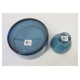Carlisle Teal Bowl Set with Serving Bowl and 6 Side Bowls