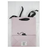 6 Pack of Gift Bags - Medium - F BOMB - Pink/Black