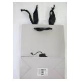 6 Pack of Gift Bags - Medium - F BOMB - Silver/Black