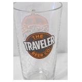 4 Pack of Sam Adams 16 oz Jack-O Traveler Pumpkin Shandy Beer Pint Glasses
