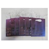 6 Pack of Gift Bags - SMALL - WELL IT