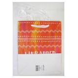 6 Pack of Gift Bags - Medium - I WRAPPED THIS MYSELF - Pink/White/Orange