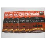 6 Pack of Prank Gift Card Holders - CANOE for TWO