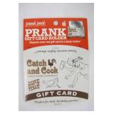 6 Pack of Prank Gift Card Holders - Catch and Cook