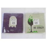 Lot of NEW 30 Watt Halloween Items - 2 Packs of Napkins + 2 Drink Coozies (4 Items)