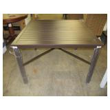 Hampton Bay Square Metal Outdoor Dining Table