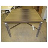 Hampton Bay Square Metal Outdoor Dining Table