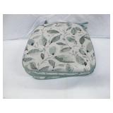 Pack of 4 Sunbrella Fabric Outdoor Seat Cushions - Leaf Pattern
