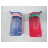 Kids Contigo Water Bottle - Toddler Contigo Water Bottles with Autospout - Set of 2
