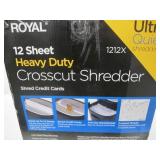 Royal 1212X 12-Sheet Crosscut Shredder